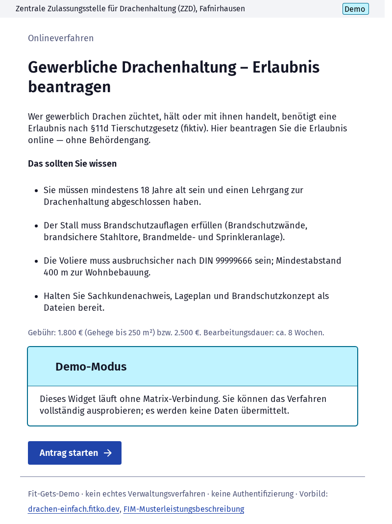 Screenshot 1 of Gewerbliche Drachenhaltung