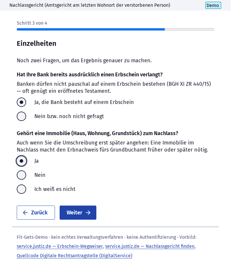 Screenshot 4 of Erbschein-Wegweiser