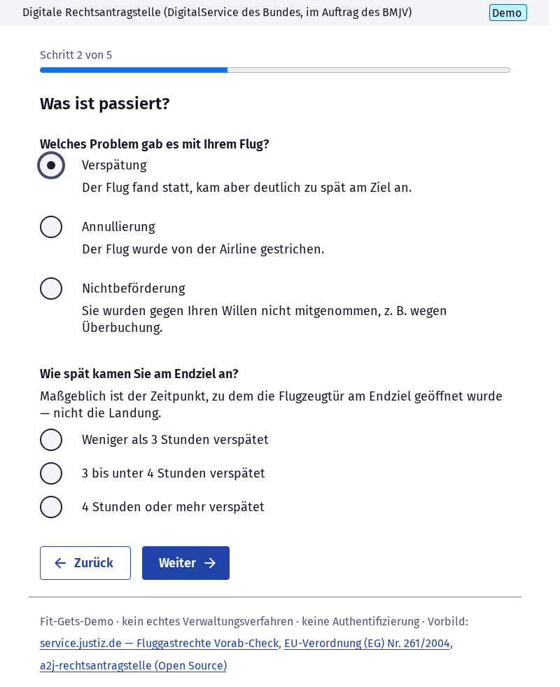 Screenshot 3 of Fluggastrechte prüfen