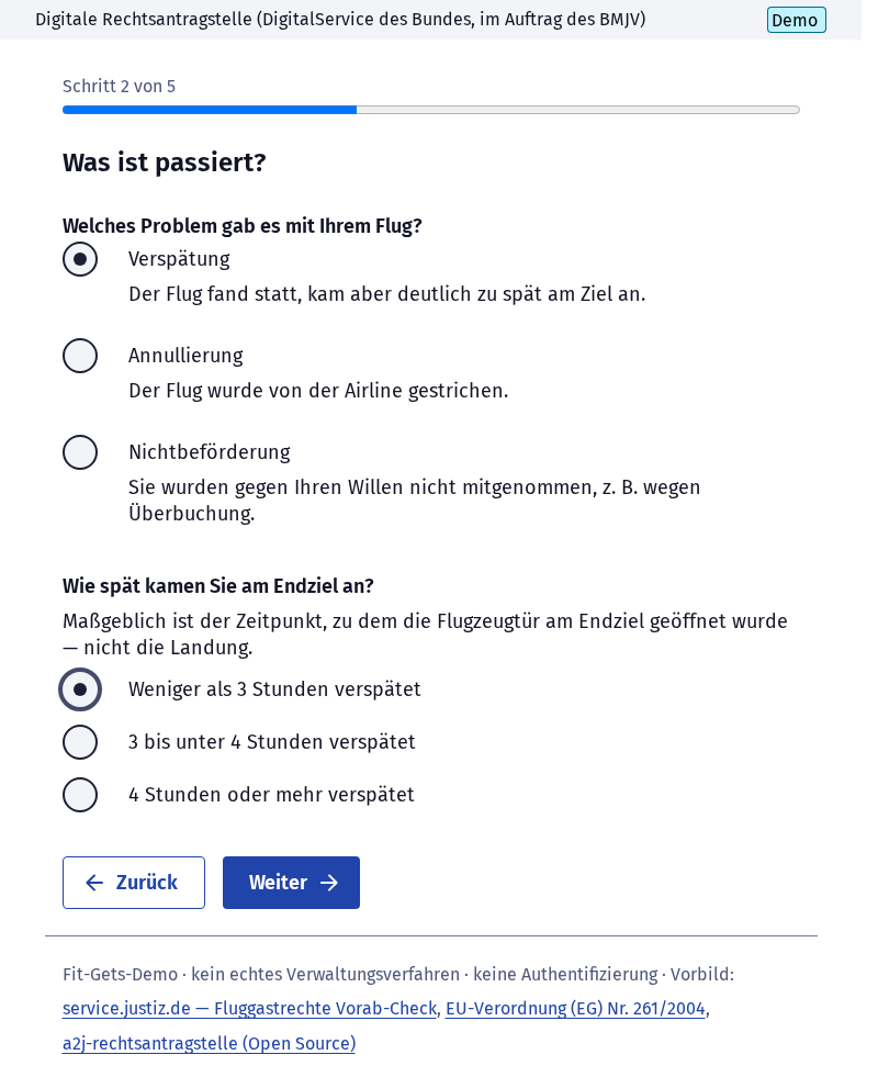 Screenshot 4 of Fluggastrechte prüfen