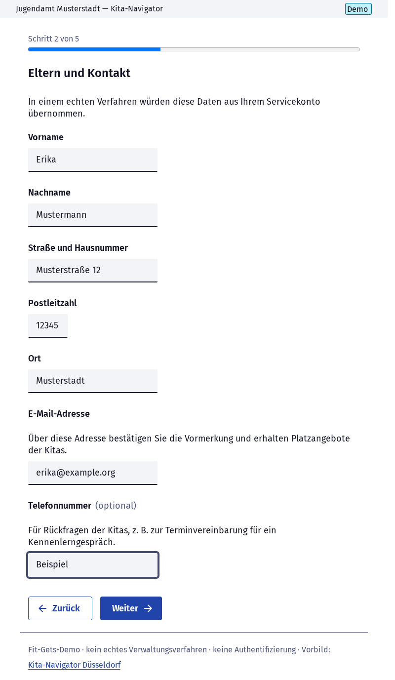 Screenshot 3 of Kita-Platz vormerken
