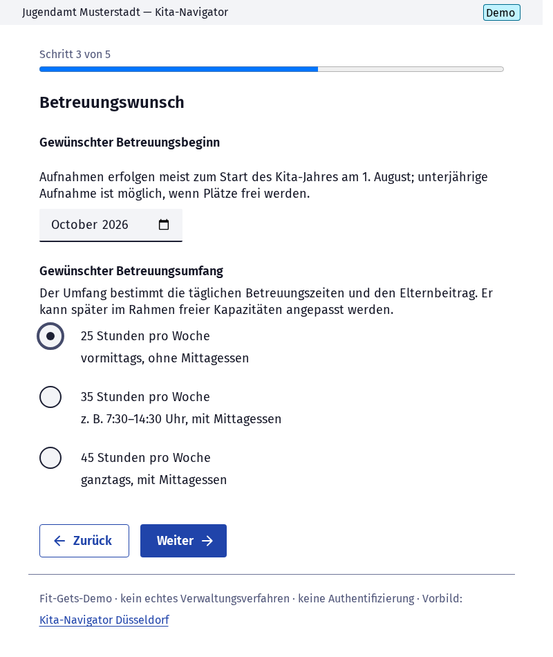 Screenshot 4 of Kita-Platz vormerken