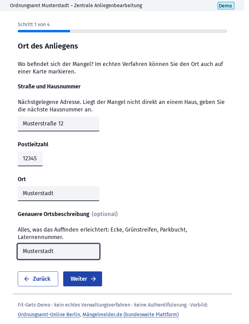 Screenshot 2 of Anliegen melden (Mängelmelder)