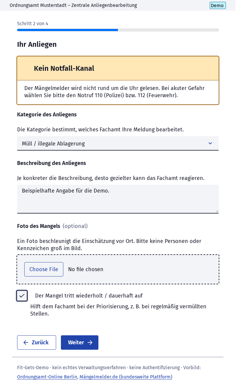 Screenshot 3 of Anliegen melden (Mängelmelder)