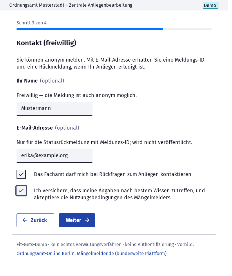 Screenshot 4 of Anliegen melden (Mängelmelder)