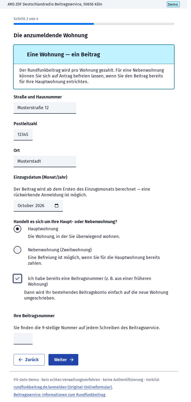 Screenshot 3 of Rundfunkbeitrag