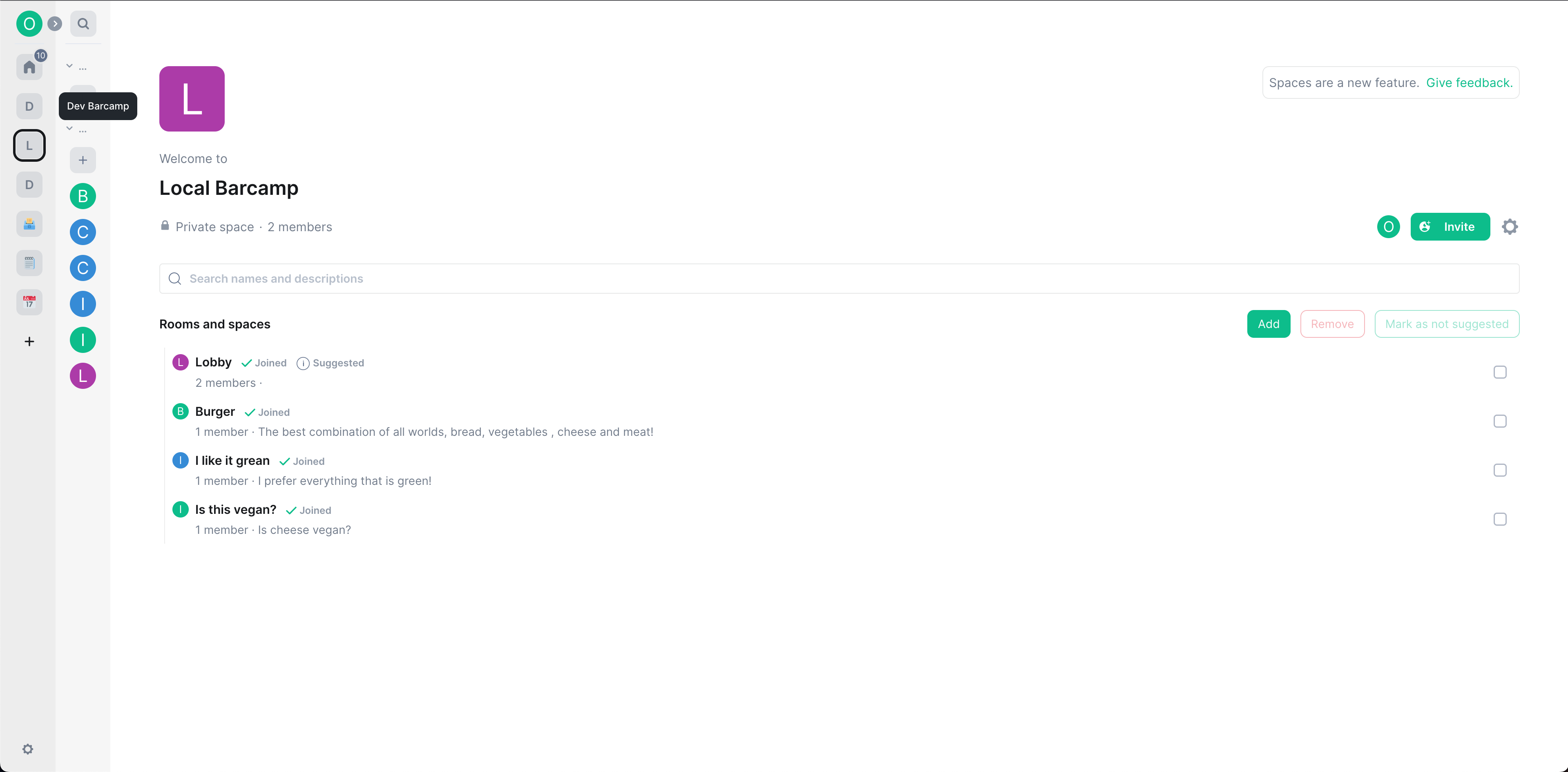 Screenshot 4 of BarCamp